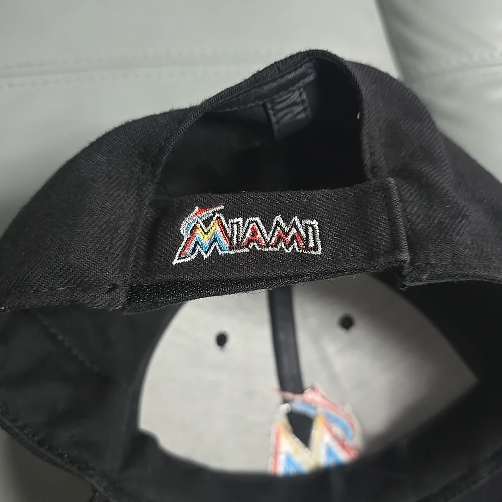 Miami Marlins Hat 47 Brand‎ Franchise Adjustable Hat Cap MLB Genuine Excellent